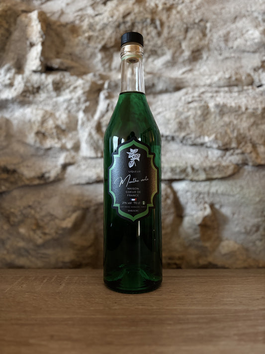 Liqueur de menthe verte 70cl - Maison Cœur de France